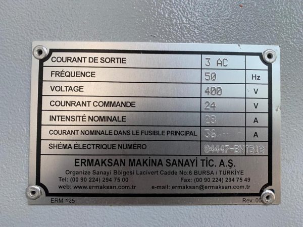 Ermaksan HGS-A 2100 x 6 - Afbeelding 15