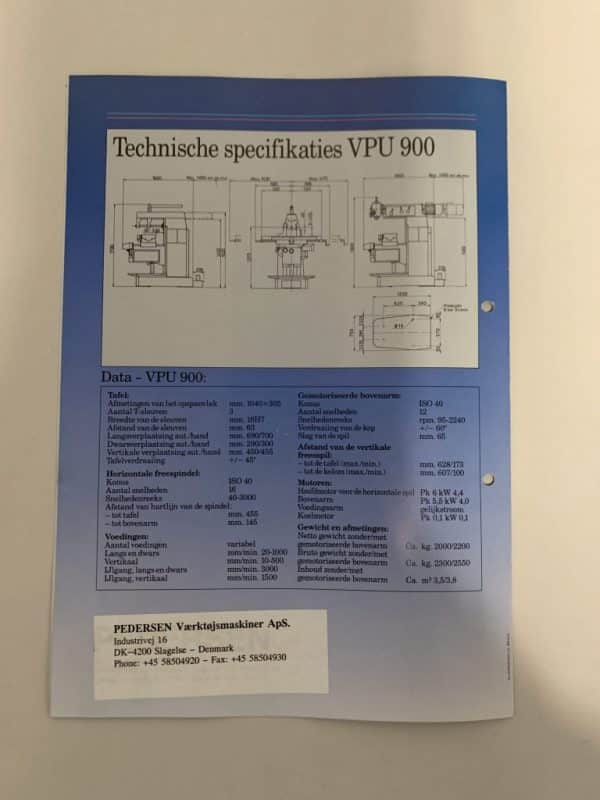 Pedersen VPU 920 - Afbeelding 21