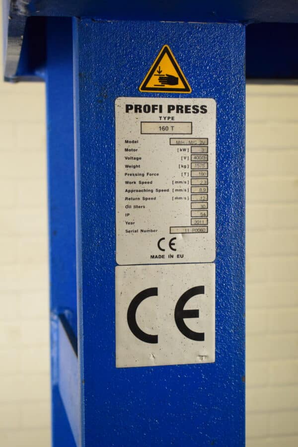 Profi press 160T - Afbeelding 4